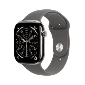 Apple Watch Series 11 GPS + Cellular 42mm Natural Titanium Case with