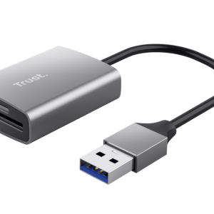 Hub USB TRUST Dalyx Fast, USB-A, 1 porturi, Argintiu