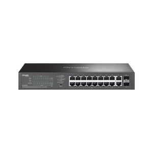Omada 20-Port Switch ES220GP, • 16× 10/100/1000 Mbps PoE+ RJ45