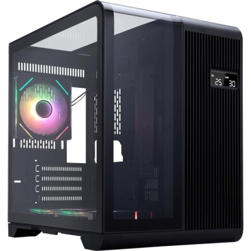 Carcasa 1stPLAYER Gaming RT5-bk, afisaj digital, 3 ventilatoare aRGB infinity
