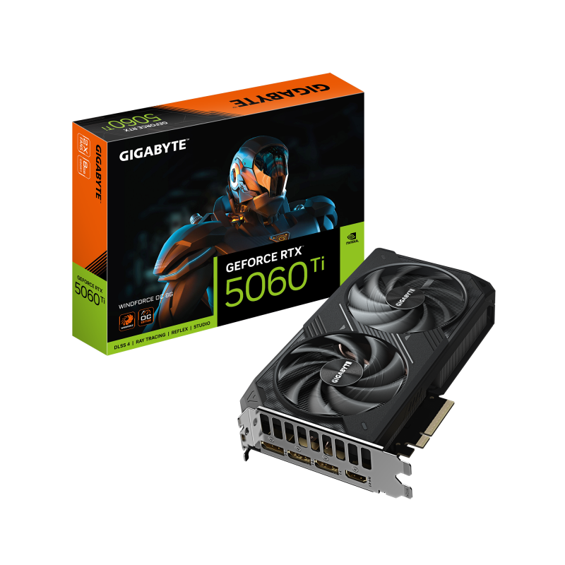 Placa video Gigabyte GeForce RTX 5060 Ti, 8GB GDDR7, PCI