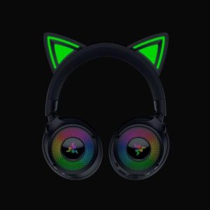 Casti Gaming Head-band Razer Kraken Kitty V3 Pro, Wireless/Wired, negru