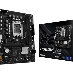 Placa de baza ASRock B860M-H2, LGA 1851, DDR5, Micro-ATX