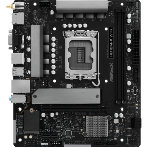 Placa de baza ASRock H810M-X WiFi, Socket 1851, DDR5, Micro-ATX