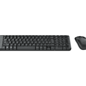 Tastatura LOGITECH Wireless Combo MK220, Fara fir, Negru