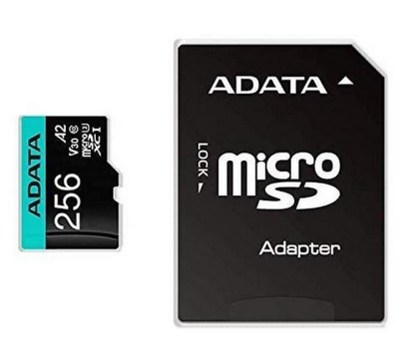 Card de Memorie MicroSD Adata 256GB, Adaptor SD, Class 10 - imagine 3