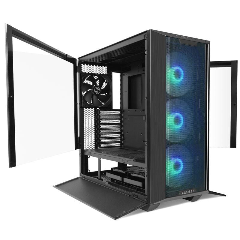 Carcasa Lian Li Lancool III, RGB, Mid Tower, Black - imagine 8