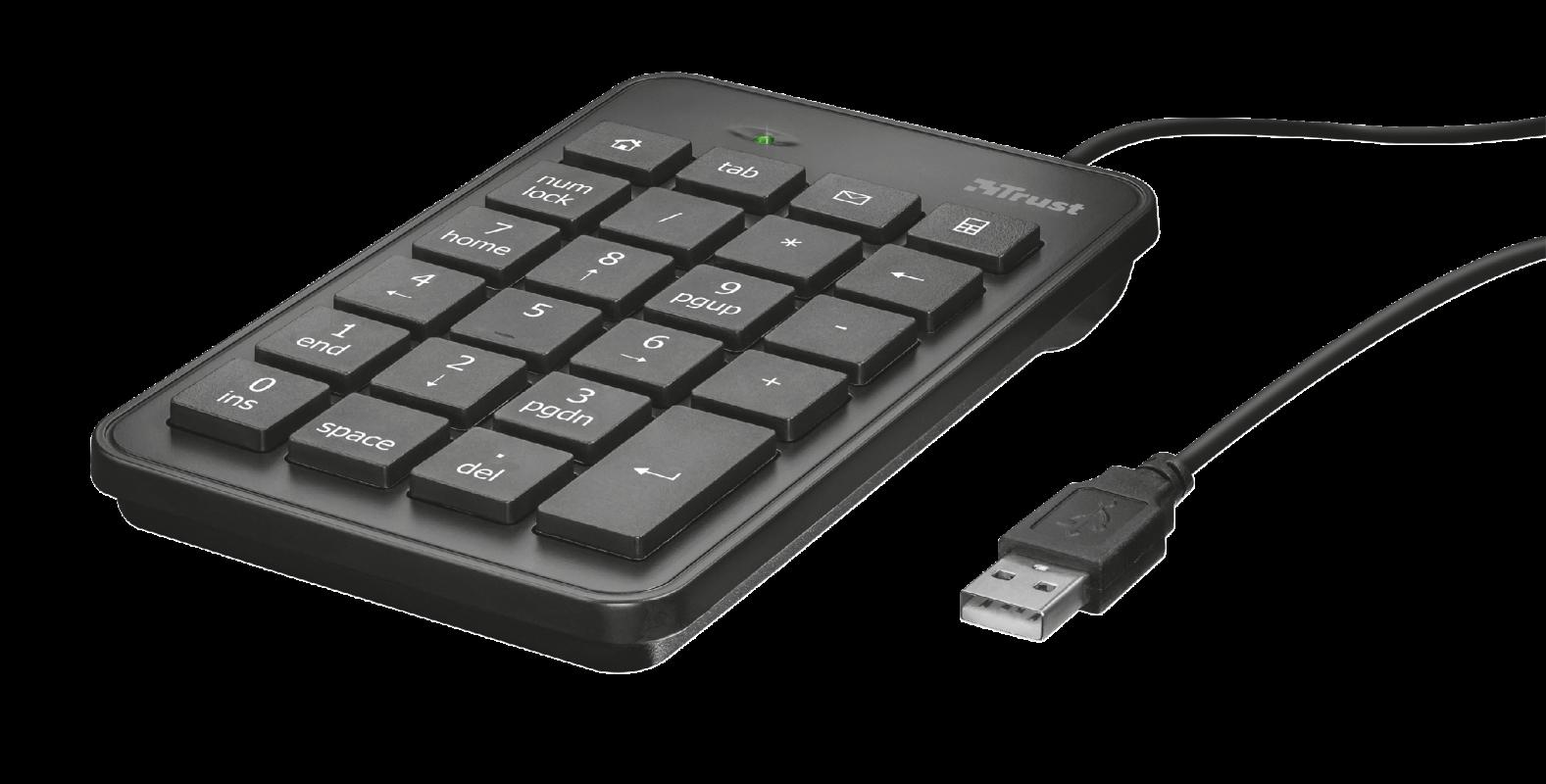 Tastatura Trust 22221, USB, Negru - imagine 2