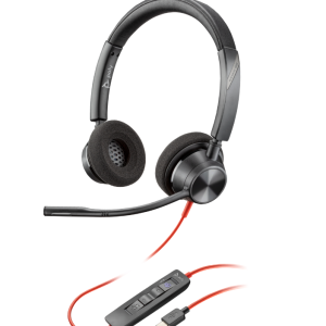 Casti Head-band Poly Blackwire 3220, Wired, Negru