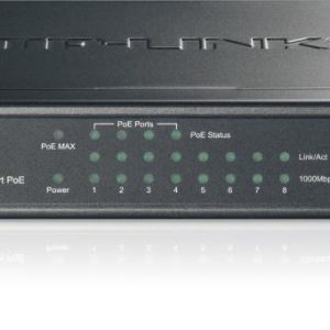 Switch TP-Link TL-SG1008P, 8 port, 10/100/1000 Mbps