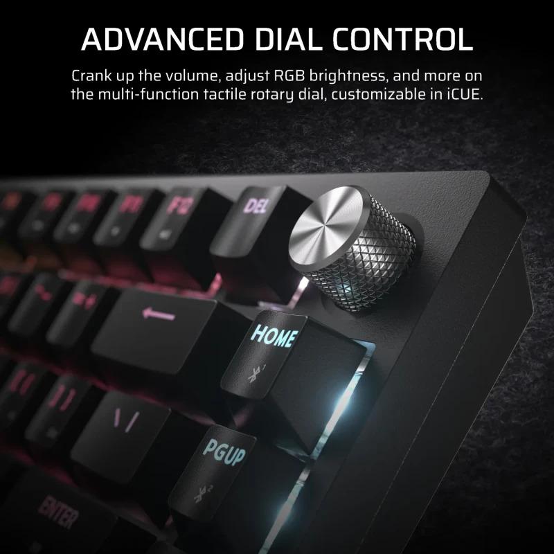 Tastatura Mecanica Gaming CORSAIR K65, USB, negru - imagine 7