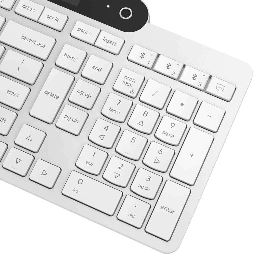 Tastatura Lenovo 800, Wireless, Alb - imagine 12