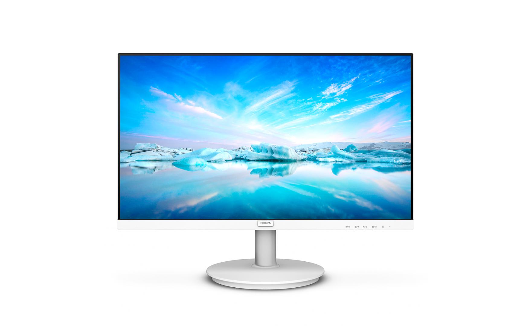 Monitor Consumer Philips 241V8AW/00, 23.8", 1920 x 1080 pixeli, White, - imagine 8