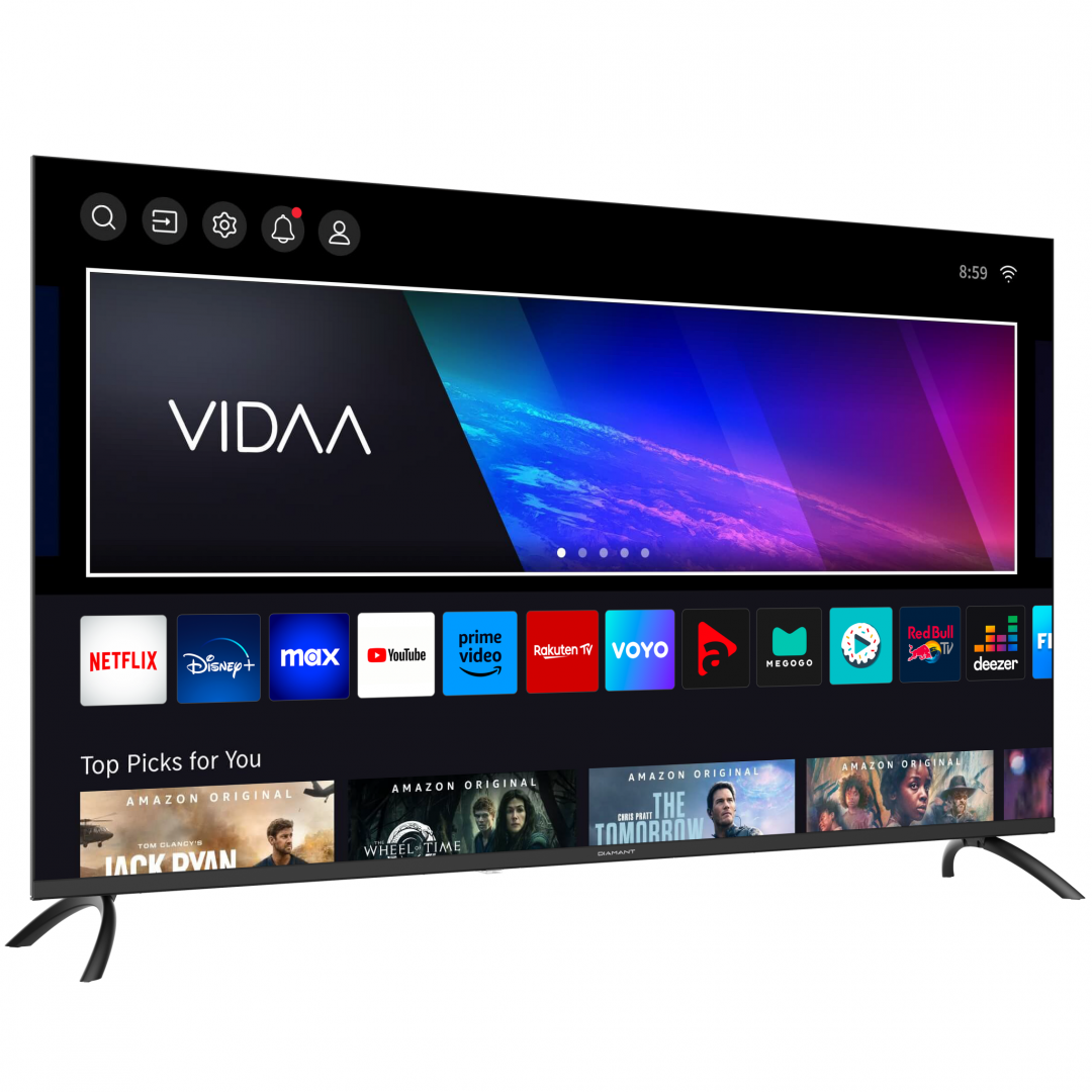 LED TV DIAMANT SMART 50HL5530U/C, 126 cm, 4K UHD, VIDAA - imagine 2
