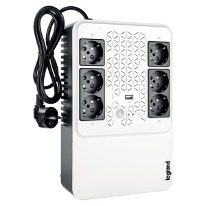 UPS Legrand MULTIPLUG 600, 600VA/360W, 6x German standard sockets, USB