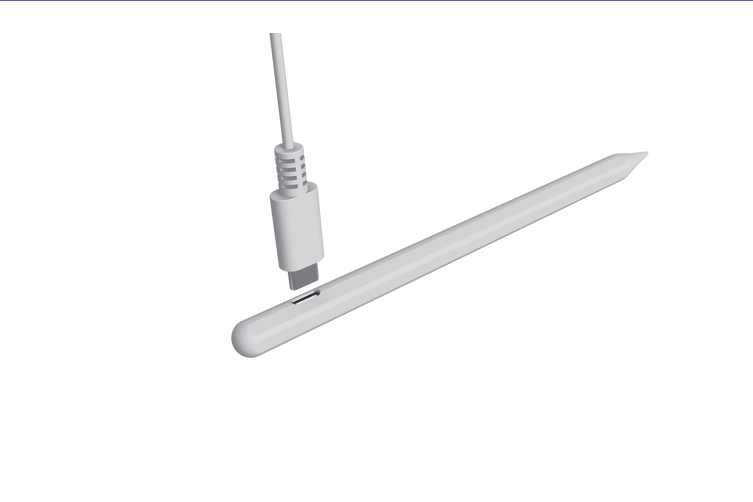 Stilou Trust Kyna Active pentru tableta, alb - imagine 2