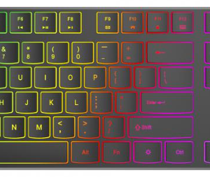 Tastatură office cu iluminare * Mod: USB cu fir *