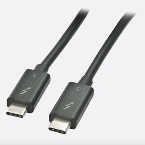 Cablu Lindy Thunderbolt 3, 2m, Passive, negru