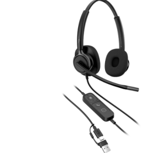 Casti Head-band HP Mission 425, Wired, noise-canceling, negru