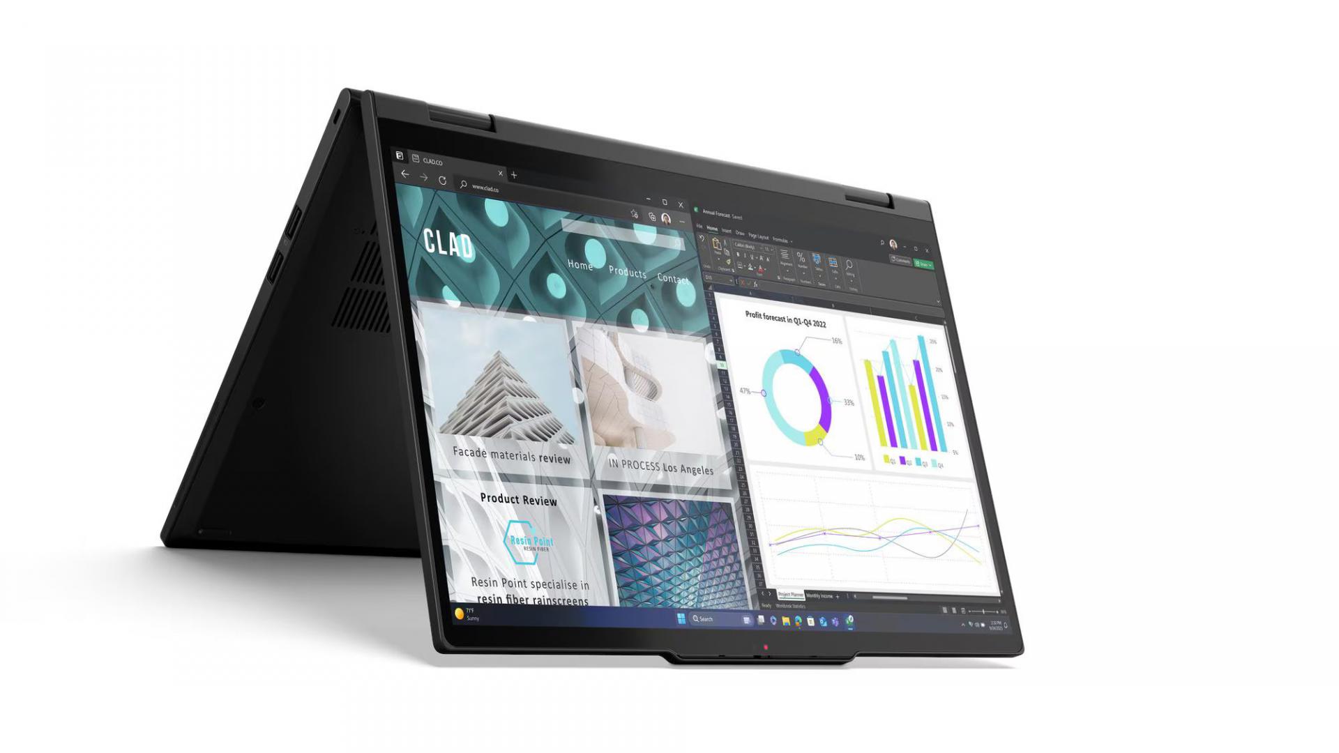 Laptop Business Lenovo ThinkPad T14s 2-in-1 Gen 1, cu procesor - imagine 9