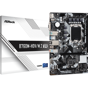 Placa de baza ASRock B760M-HDV/M.2 D4, Socket 1700, DDR4, Micro-ATX