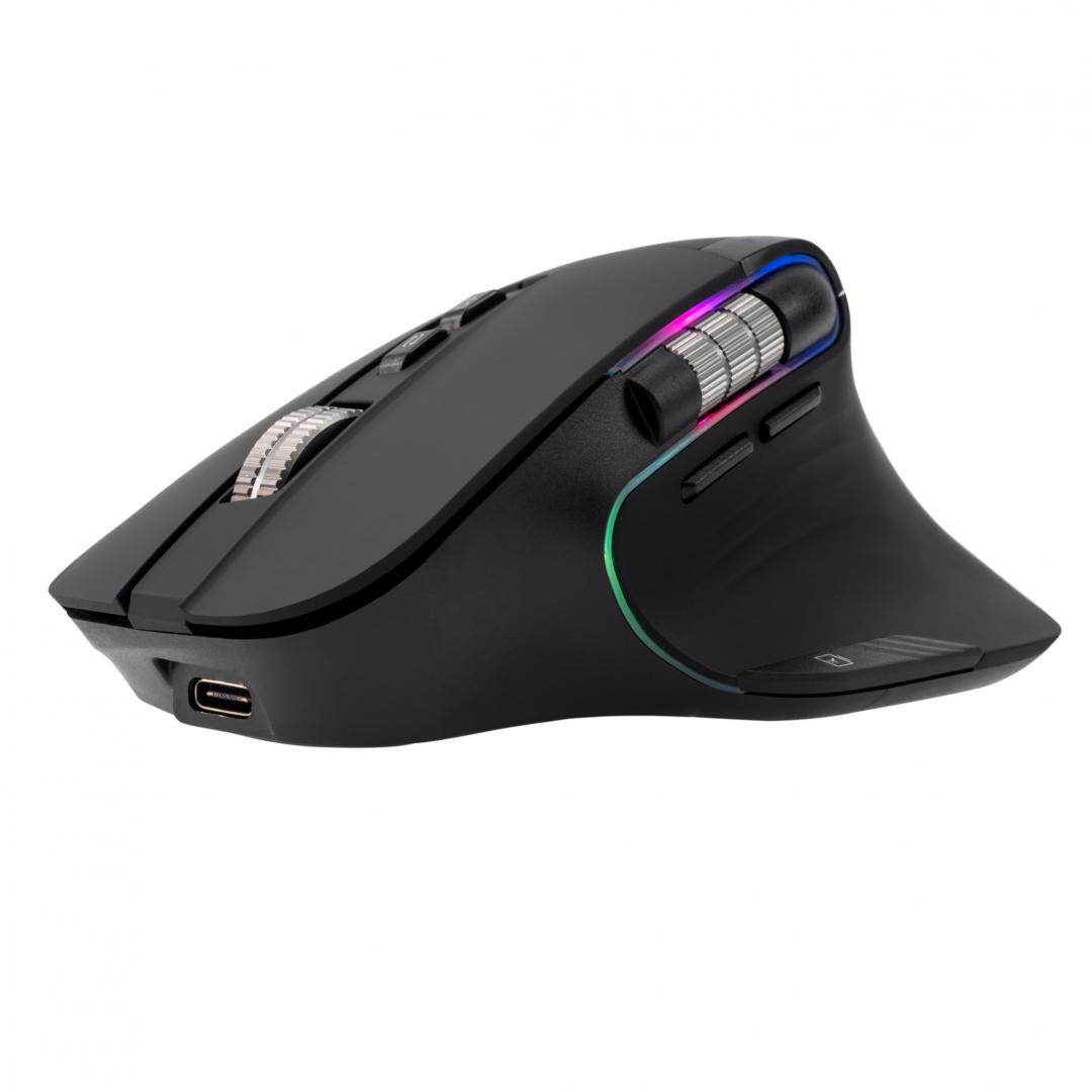 Mouse Gaming Wireless TELLUR Shade, 3200 dpi, Negru - imagine 3
