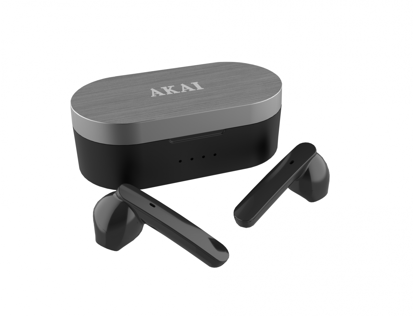 Casti In-ear AKAI BTE-J10B, Wireless, Negru - imagine 2
