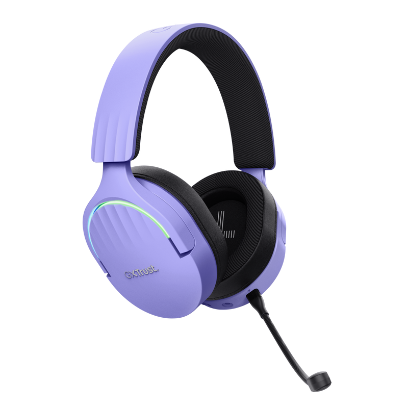 Casti Gaming Head-band Trust GXT 491P FAYZO, Wireless/Wired, mov - imagine 2