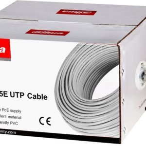 Cablu UTP CAT5E 305m; Alimentare PoE: maxim 160m, conductor: 0.45*