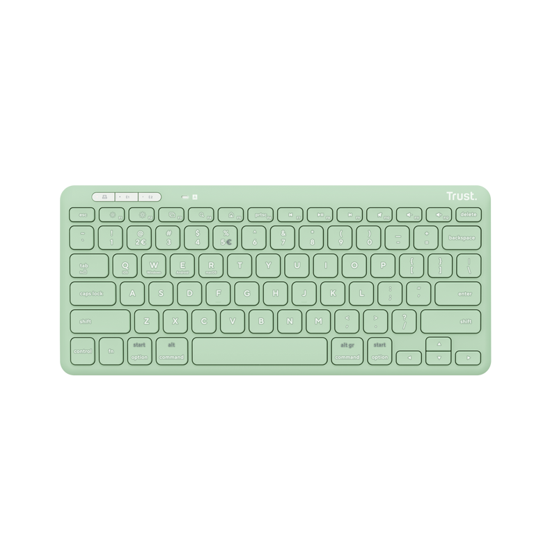 Tastatura TRUST Lyra, Wireless, Verde - imagine 2