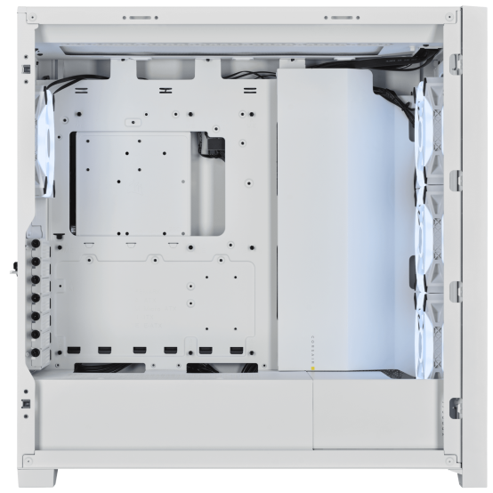 Carcasa CORSAIR 5000X RGB QL Edition, Mid Tower, White - imagine 2