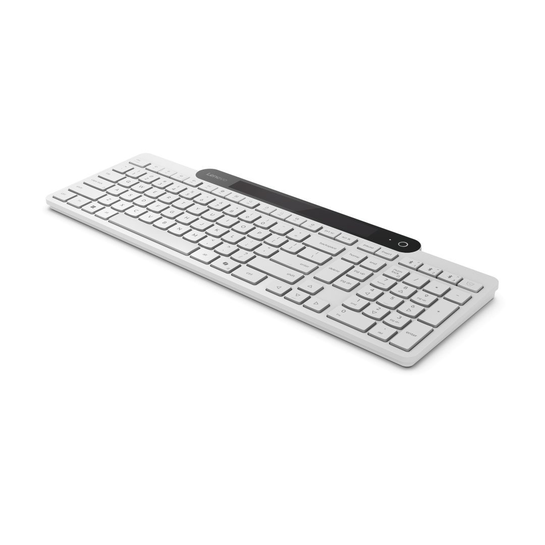 Tastatura Lenovo 800, Wireless, Alb - imagine 6