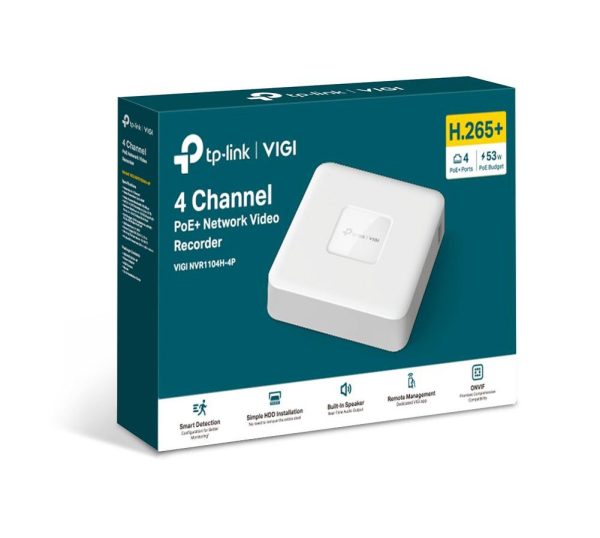 "4 Channel PoE Network Video Recorder SPEC:H.265+/H.265/H.264+/H.264, Up to 8MP - imagine 2