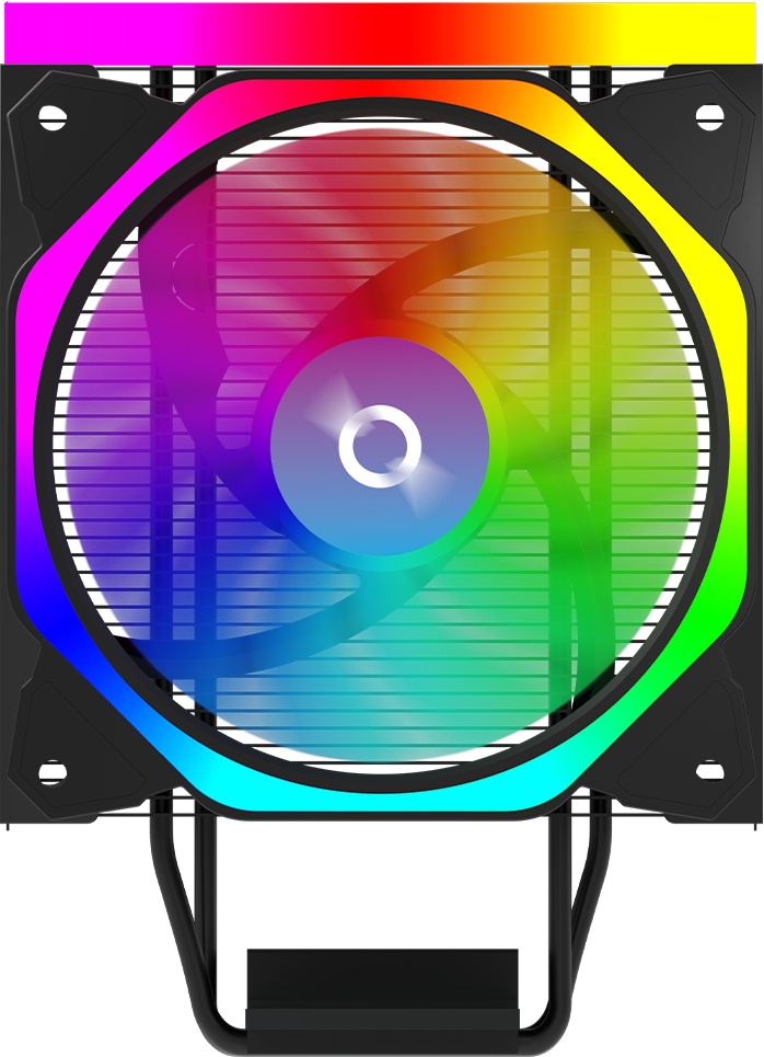 Cooler Procesor AQIRYS URANUS ARGB, Aer, 12 cm, aRGB - imagine 4