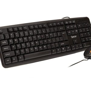 Kit Wired tastatura si mouse SPACER SPDS-S6201, taste numerice, Negru