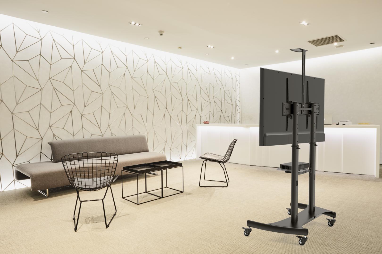 Stand TV mobil Serioux TV610TW 60"-100", dimensiuni: 1220x710x2045~ 2365mm, compatibilitate - imagine 6