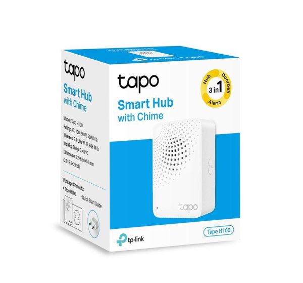 TP-Link Wireless Smart Hub Tapo H100, 2.4GHz Wi-Fi, Protocol: 868 - imagine 2
