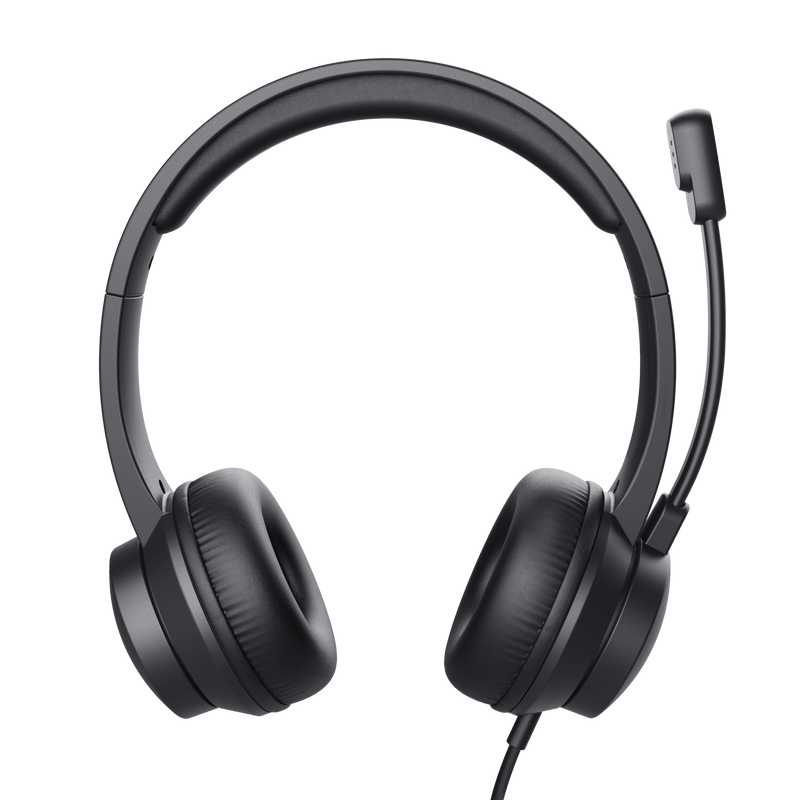 Casti Head-band Trust Ayda, Wired, Negru - imagine 2