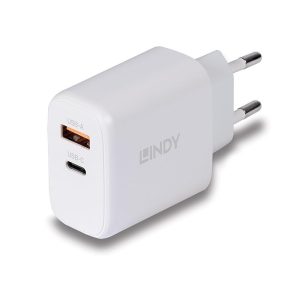 Incarcator Lindy USB A & C, 65W, putere intrare 100-240VAC,
