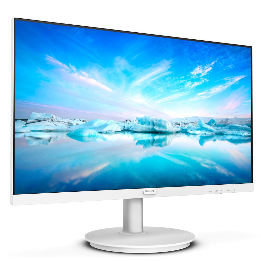 Monitor Consumer Philips 241V8AW/00, 23.8", 1920 x 1080 pixeli, White, - imagine 3