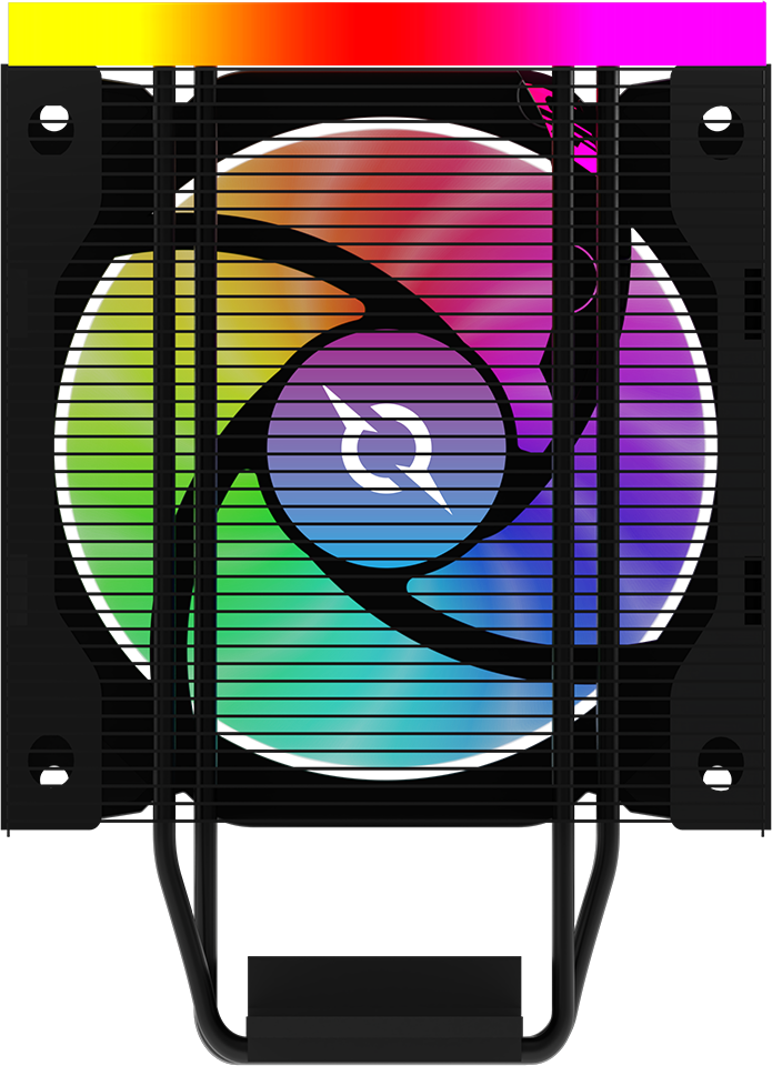 Cooler Procesor AQIRYS URANUS ARGB, Aer, 12 cm, aRGB - imagine 5
