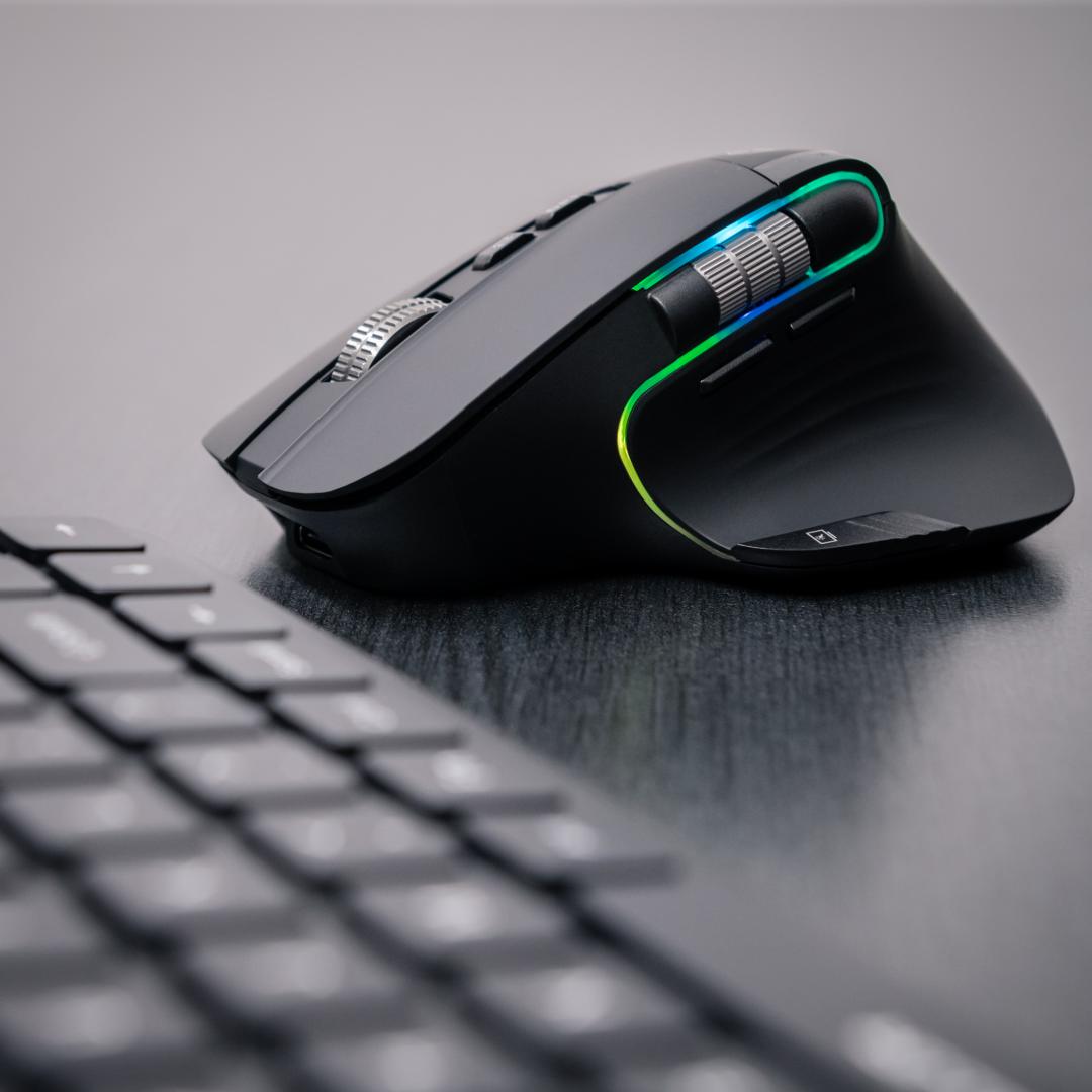 Mouse Gaming Wireless TELLUR Shade, 3200 dpi, Negru - imagine 7
