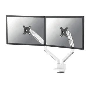 Brat dublu monitor Neomounts DS70-250WH2; pentru display-uri cu diagonale 17"-32",