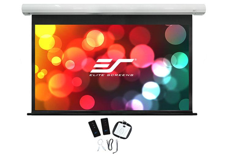 Ecran proiectie electric, perete/tavan, 203.7 x 114 cm, EliteScreens Saker - imagine 8
