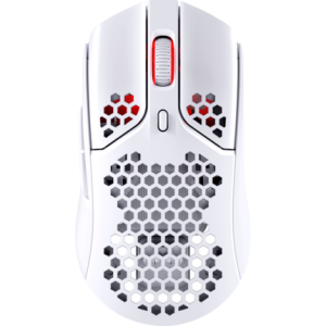 Mouse Gaming Wireless HyperX Pulsefire Haste, 16000 dpi, Alb